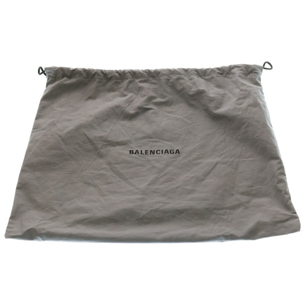BALENCIAGA Leather Fur Shoulder Bag White - Picture 6 of 6